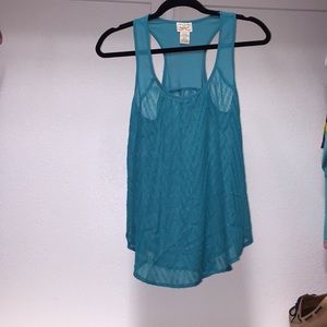 Eyelash Couture Turquoise Blouse